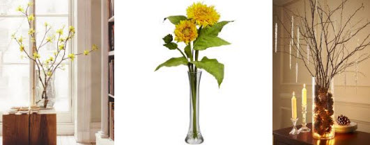 home staging flower arrangements