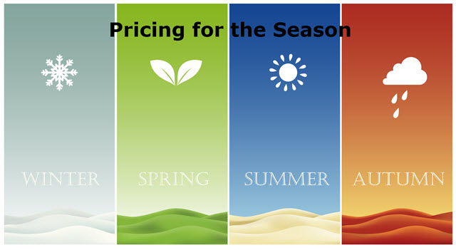 pricing a home by time of year