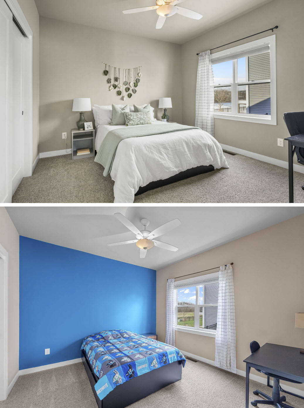 Accent walls can be a distraction